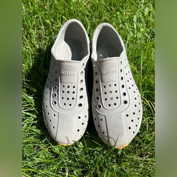 Kids Grey Native Shoes - Picture 3 of 6